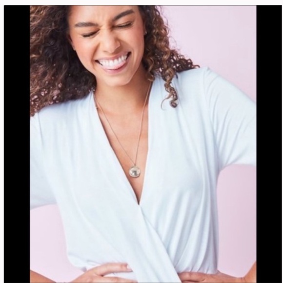 Stella & Dot Faux Wrap Top - Picture 5 of 7